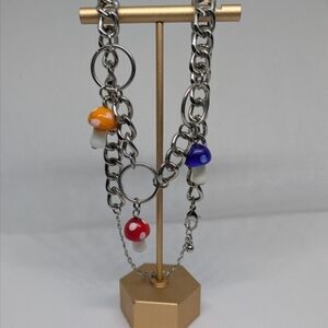 Mushroom Charm Choker